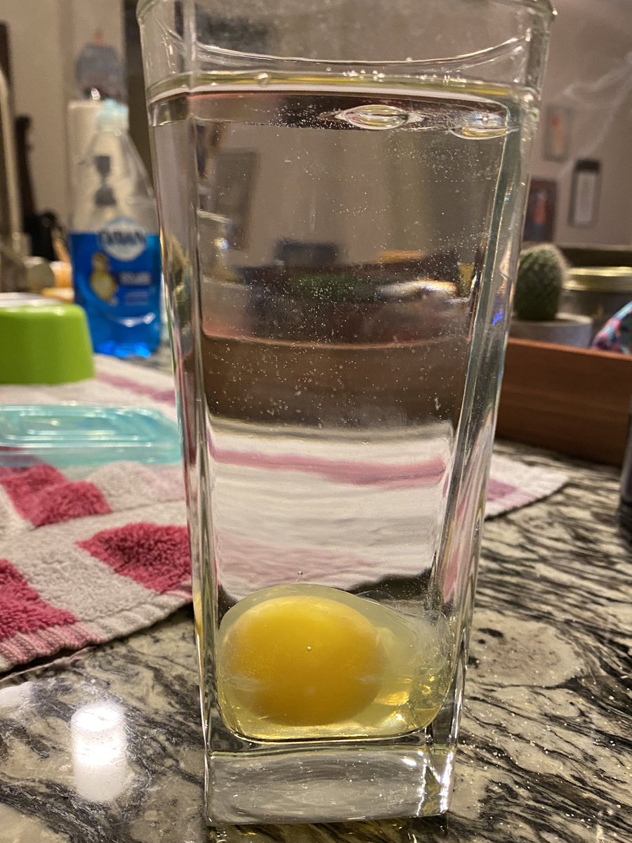 HannahSiebold's tweet photo. ya’ll i just did an egg cleanse on myself and on my boyfriend because i’ve been feeling pretty off lately, and his glass looks pretty good but my glass prompted a FULL home cleanse following this. all i gotta say is return to sender, baby!!!🧿🧿🧿 https://t.co/kjOQCa8qKS