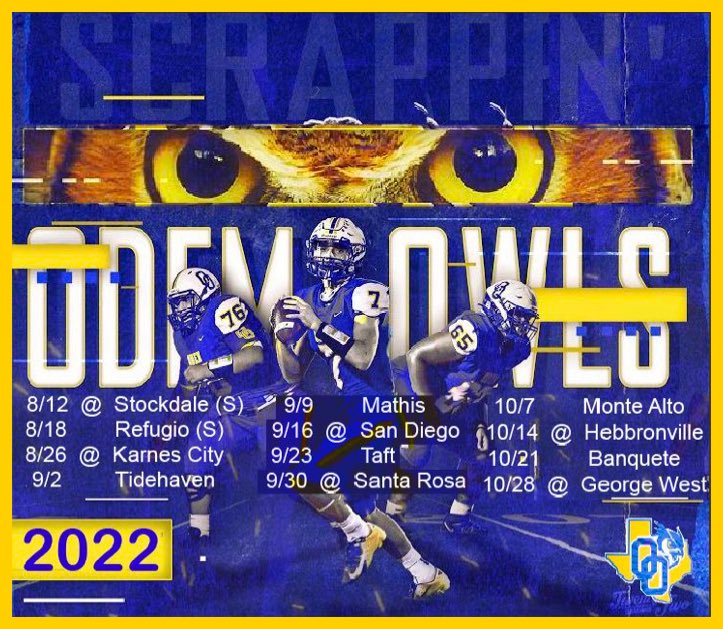 Odem Owl Football (@odemowlfootball) on Twitter photo 
