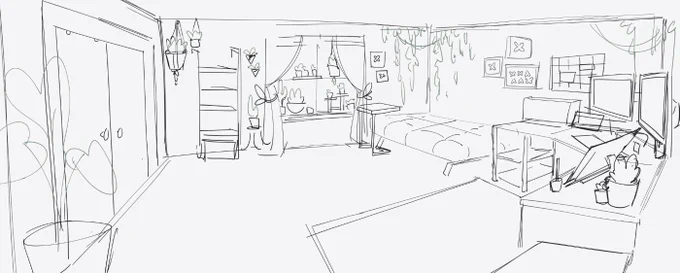 me: i can't draw backgrounds
also me, trying to plan out my room: 