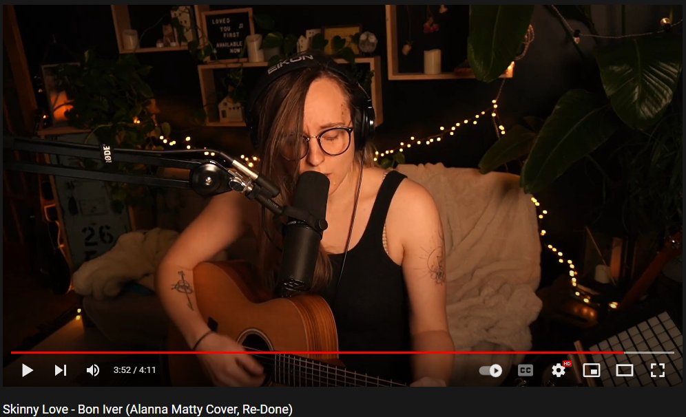little bb me covered this song on YouTube NINE YEARS AGO. My camera recorded in 4:3. It was a different time.
So I re-did it
Shiny new version: youtube.com/watch?v=M3SqHz…