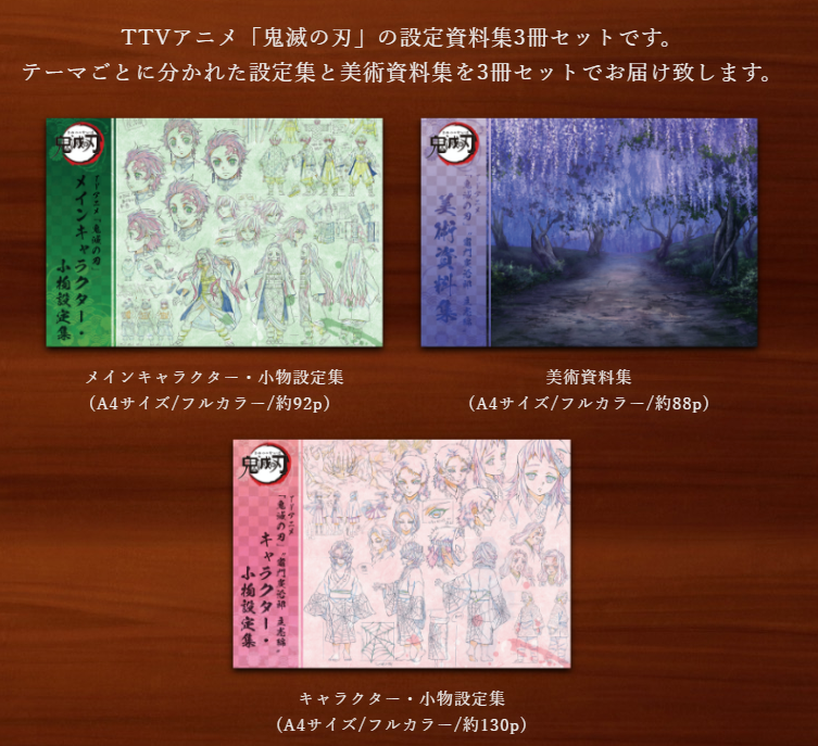 超新作】 鬼滅の刃 竈門炭治郎 立志編 キャラクター 小物設定集 美術