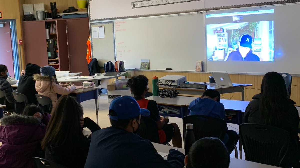 On #WorldReadAloudDay, Div. 3 had an amazing virtual visit with Chris Baron (@baronchrisbaron), author of 'The Magical Imperfect.' Chris read to us from two of his books, answered questions about the writing process, and shared some of his favourite books. #sd36learn
