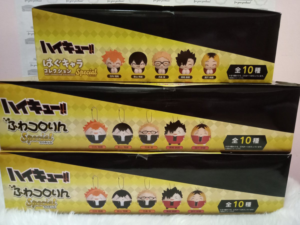 HQAnghel's tweet photo. #HQAngelUpdates
02/04/2022
☀️PH ad Arrivals:
First Batch:
Haikyuu Fuwakororin Special
Haikyuu Hug Chara Special
Second & Last Batch:
Haikyuu Winter Kimono Ver.
Nino Nakano Nendoroid
Ang laki ng box ng Special ver. magastos sa LSF 'to 😅 https://t.co/WBcu25ybl4