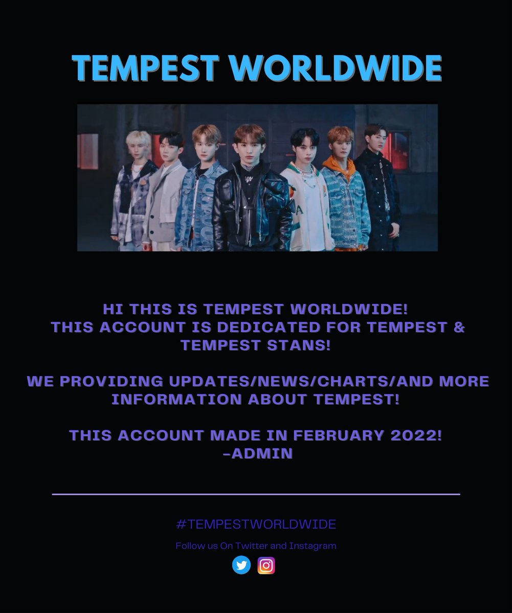TPSTWorldwide's tweet image. [Notice!]
#TEMPEST #TPST #템페스트
@TPST_twt @TPST__official