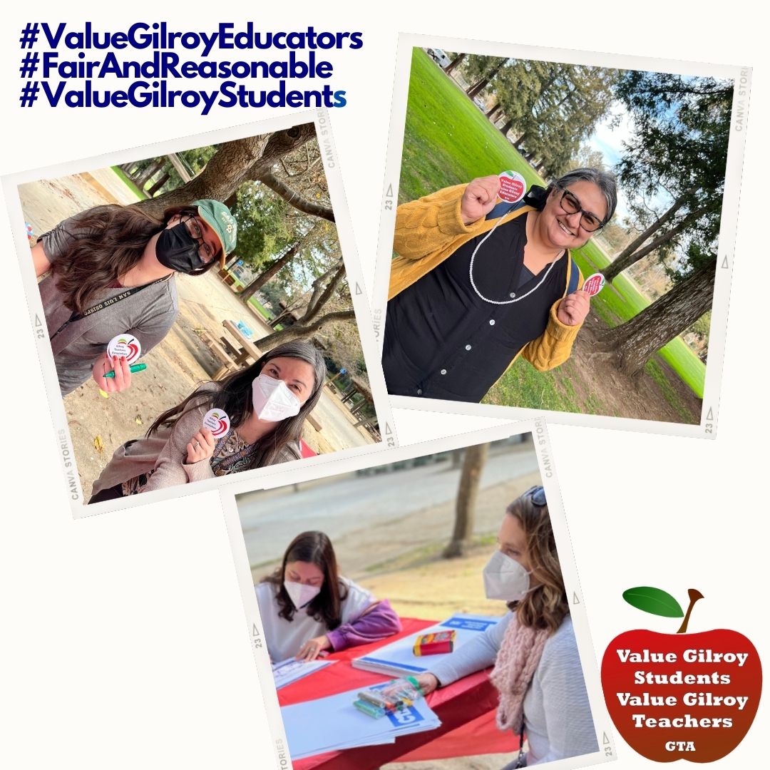 GilroyTeachers's tweet photo. Thank you to everyone who came to the sign making / meet and greet! We are GTA! #ValueGilroyEducators #FairAndReasonable https://t.co/JwdxrLQvPw