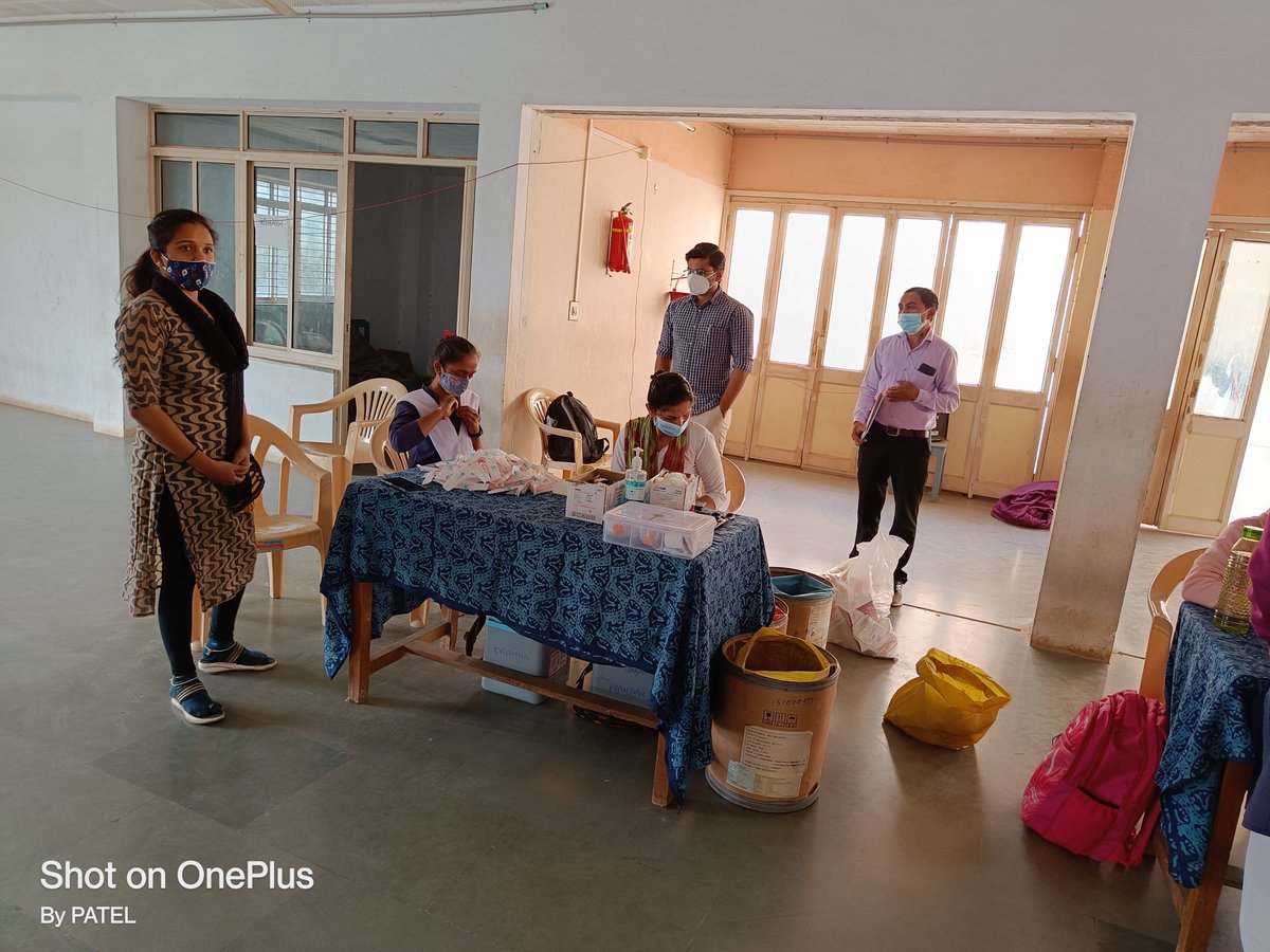 યુ.એચ.સી વેપરીમંડળ દ્વારા આયોજિત આર.પી.પી ગર્લ્સ સ્કૂલમાં 15-18 વર્ષ ના વિદ્યાથીની ને બીજા ડોઝ ના રસીકરણ ની મુલાકાત અને સુપરવિઝન કરેલ હતી....અંદાજિત આ સ્કૂલ માં 1100 વિદ્યાર્થીની આ રસીકરણ નો લાભ લેશે.....<a href="/CollectorSRN/">Collector Surendranagar</a> <a href="/CDHO_SNR/">CDHO SURENDRANAGAR</a> <a href="/MoHFW_GUJARAT/">Ministry of Health</a> <a href="/DDOSURENDRANAGR/">District Panchayat Surendranagar</a>