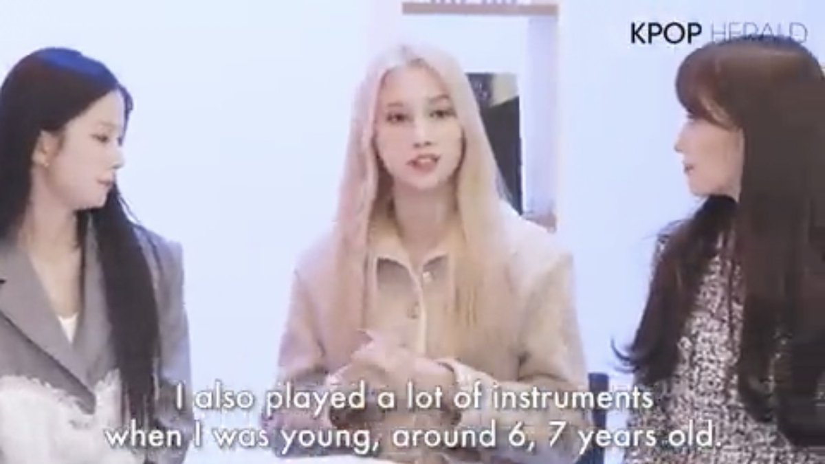 hbydaily's tweet photo. hiyyih talks about how she played a lot of instruments when she was young like guitar, piano, drum and violin which is why she decided to become an idol because she can’t live without music. she chose the celebrated chop waltz as the song she can play best!!

#HUENING_BAHIYYIH https://t.co/hDgrJaQtzo