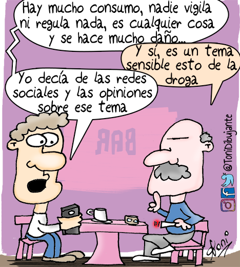 ToniDibujante's tweet photo. Consumo #adicciones #redessociales #cocucha https://t.co/1bUt4BhCvW