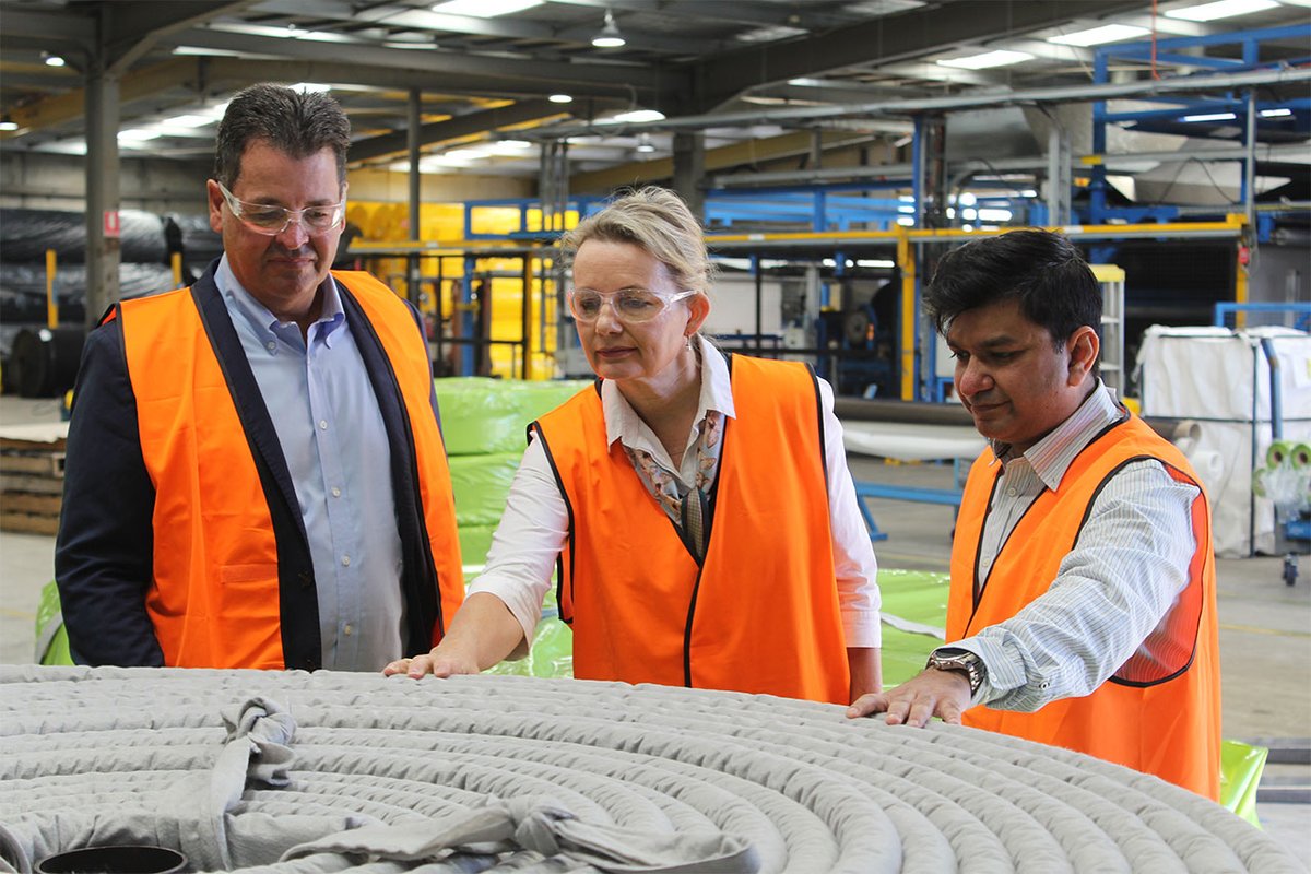 Geofabrics_Aust's tweet photo. We are very proud to be one of the 24 Australian Manufacturers that the @AMGC_Ltd have trusted to receive co-investment via the Federal Government's $30 million Commercialisation Fund.

Full media release here: https://t.co/6JLlqHLyAk

#megafloGreen #geopipe #australianmade https://t.co/UOLyxzUZIt