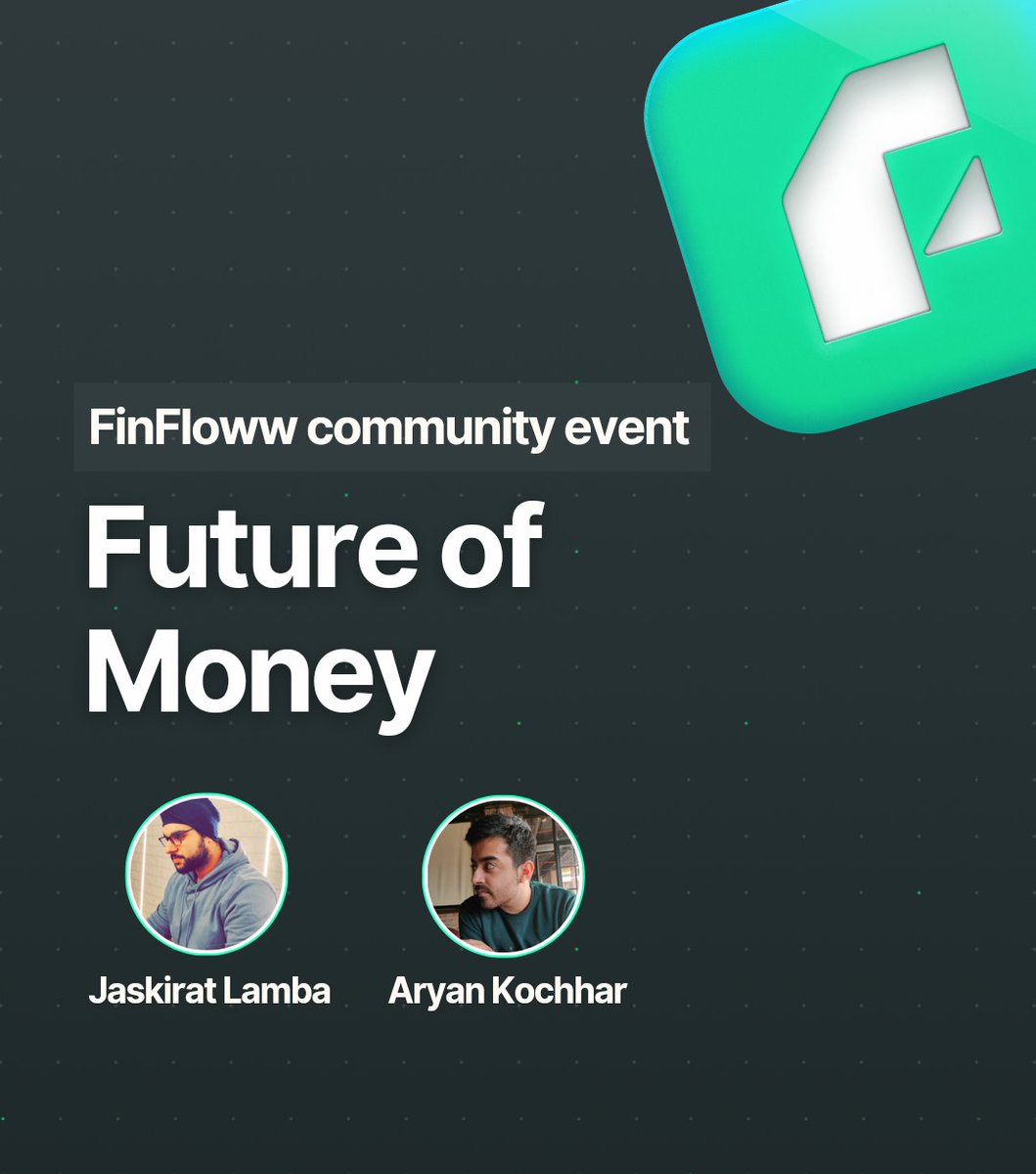 jaskiratlambaa's tweet photo. I and @aryan_kochhar will be hosting this amazing space today at 5 PM.

We'll be talking of Fintechs and banking and how it's changing.

It's a @FinFloww community event.

Set your reminders - https://t.co/Mh1pNHzZxl https://t.co/ns5u1UrGG6