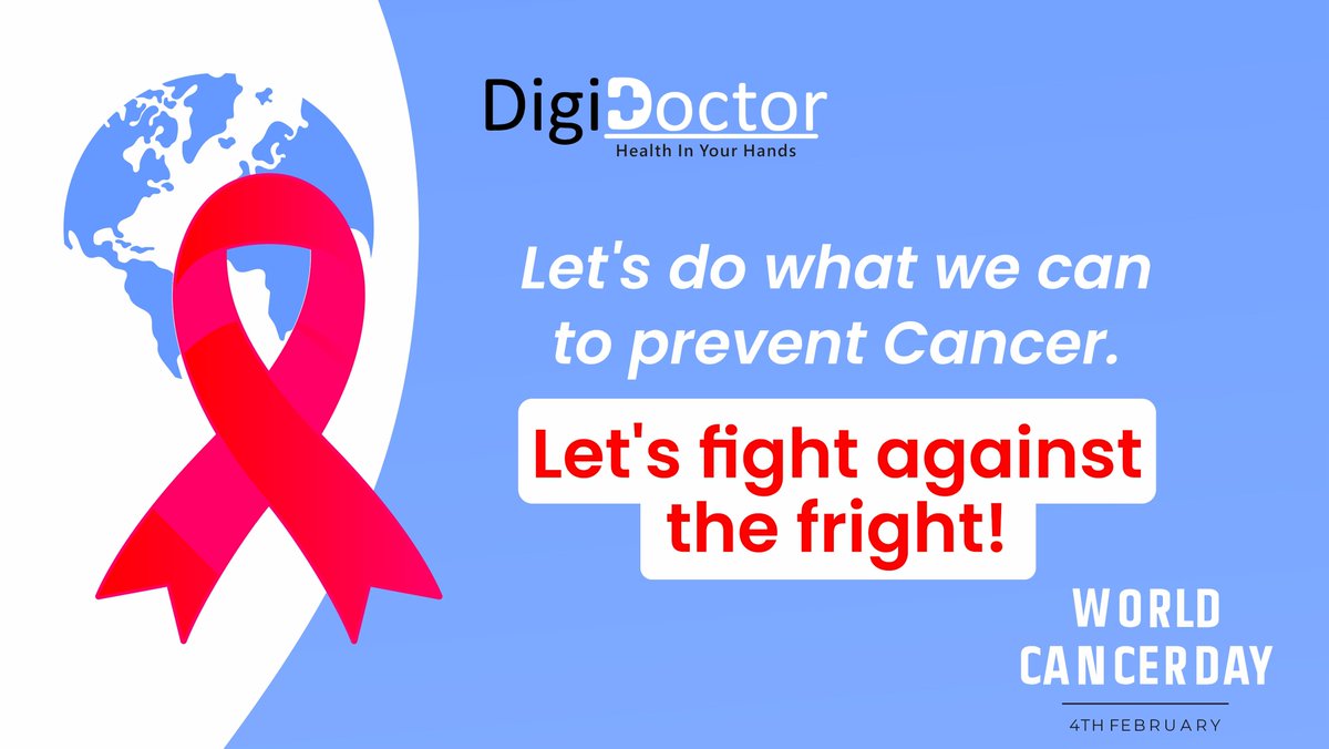 ddoctorofficial's tweet photo. Let's fight against cancer with these prevention tips:
▪️Don't use tobacco
▪️Eat a healthy diet
▪️Maintain a healthy weight and be physically active
▪️Protect yourself from the sun
▪️Get vaccinated
▪️Get regular medical care
#WorldCancerDay #WorldCancerDay2022 #DigiDoctor https://t.co/g47UyGwnhQ