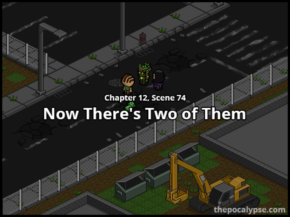 Chapter 12, Scene 74 is up! Korea is a zombie movie factory!

buff.ly/3ucJGlr

#pixelart #webcomic #webseries
