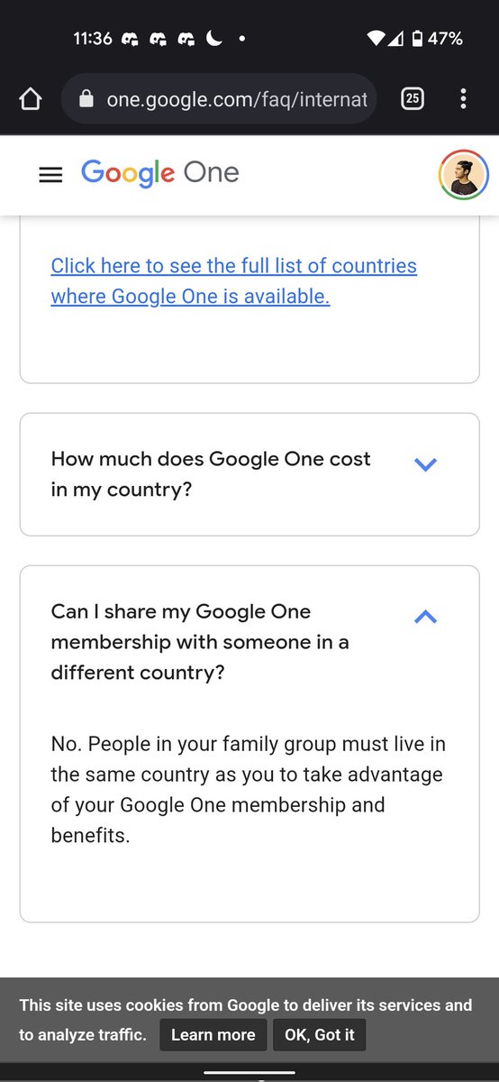 dharshatharan's tweet photo. In this global age of cloud native and remote working, where employees from different continents can work in the same team seamlessly sharing resources in realtime, @google only considers you a family if you live in the same country 🥲 @googledrive https://t.co/5IbZsCWADB