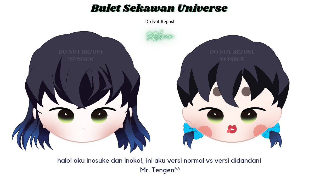 tetsbun's tweet photo. two version of inosuke (inoko🥺) 😄🥰
#inosuke #DemonSlayer #kny #inoko #artidn https://t.co/neHhnhexpT