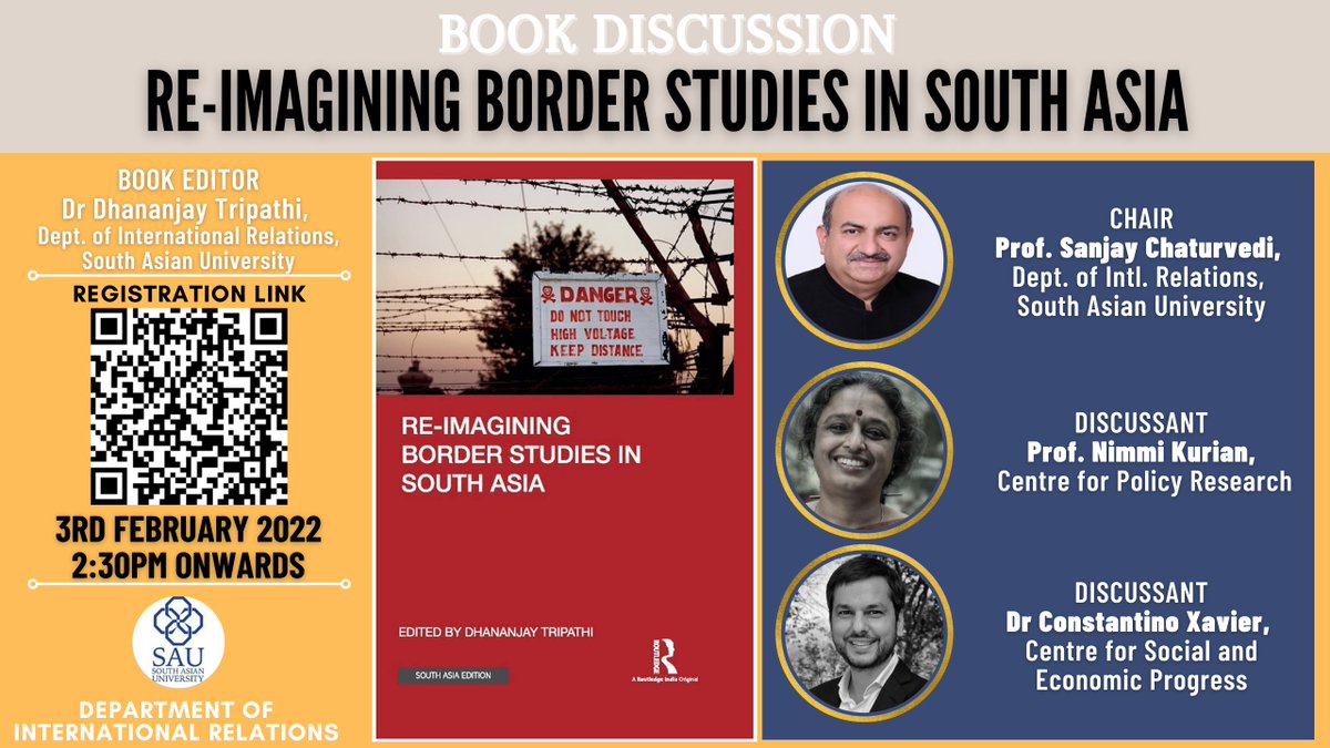 dhananjayjnu's tweet photo. Sharing a few screenshots of the book discussion -'Re-imagining Border Studies in South Asia'. Thanks for attending it. 
Special thanks to @ConstantinoX and Prof. Nimmi Kurian for their insightful comments &amp; suggestions.
 We will continue our work #BorderStudies #SouthAsia https://t.co/AfPjWw86NS