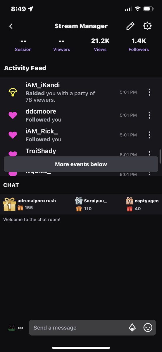 SheIsBOOGIE's tweet image. YALL CANT TELL ME ANYTHINGGGG!!!!! My inspiration and favorite streamer followed, raided, AND subbed while warming up for ranked. Ngl I was so star struck I couldn’t think! @iAM_iKandi thank you again for sharing your community with me