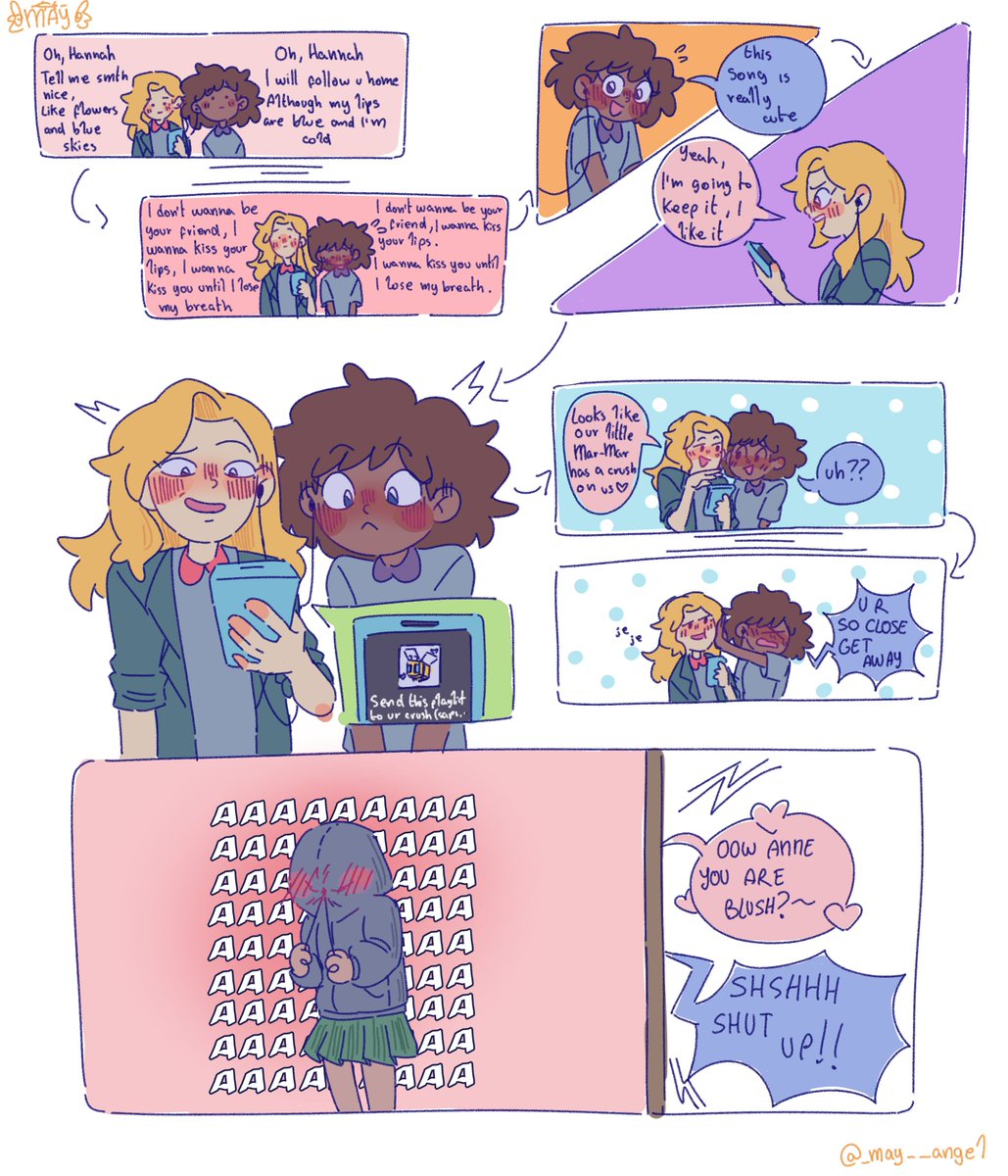 _May__Angel's tweet photo. 2. Music 🏳️‍🌈🌻

#Sashannarcyweek #sashannarcy #amphibiafanart https://t.co/OIGPppS45m