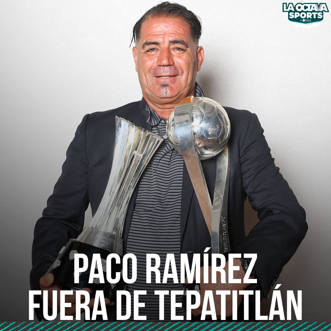 laoctavasports's tweet photo. SE VA❌😬

Tepatitlán informó que Paco Ramírez deja de ser el DT del equipo🔴⚪️

El conjunto de la Liga de Expansión Mx reveló que la decisión se dio por mutuo acuerdo🤝

#TeDaMásEmociones #LigaExpansion #LigaExpansionMx #ExpansionMx #PacoRamirez #Tepatitlán #AlteñosTepatitlán https://t.co/215XPQiZD4