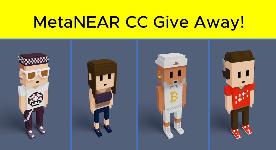 Lucadavinci68's tweet photo. Give Away 4 NFTs!

MetaNEAR Country Club is giving away 1x Personal Customized NFT (1st) AND 3x NFTs (next 3) worth over 1.5N!
https://t.co/GnoAATMt0U

To Enter:
1. Follow @LucaDavinci68
2. Like, Retweet and Tag 3 Friends in 24h

@ParasHQ @NEARProtocol @NEARnftEmpire @NearNft https://t.co/Bt9j2Ii7Um