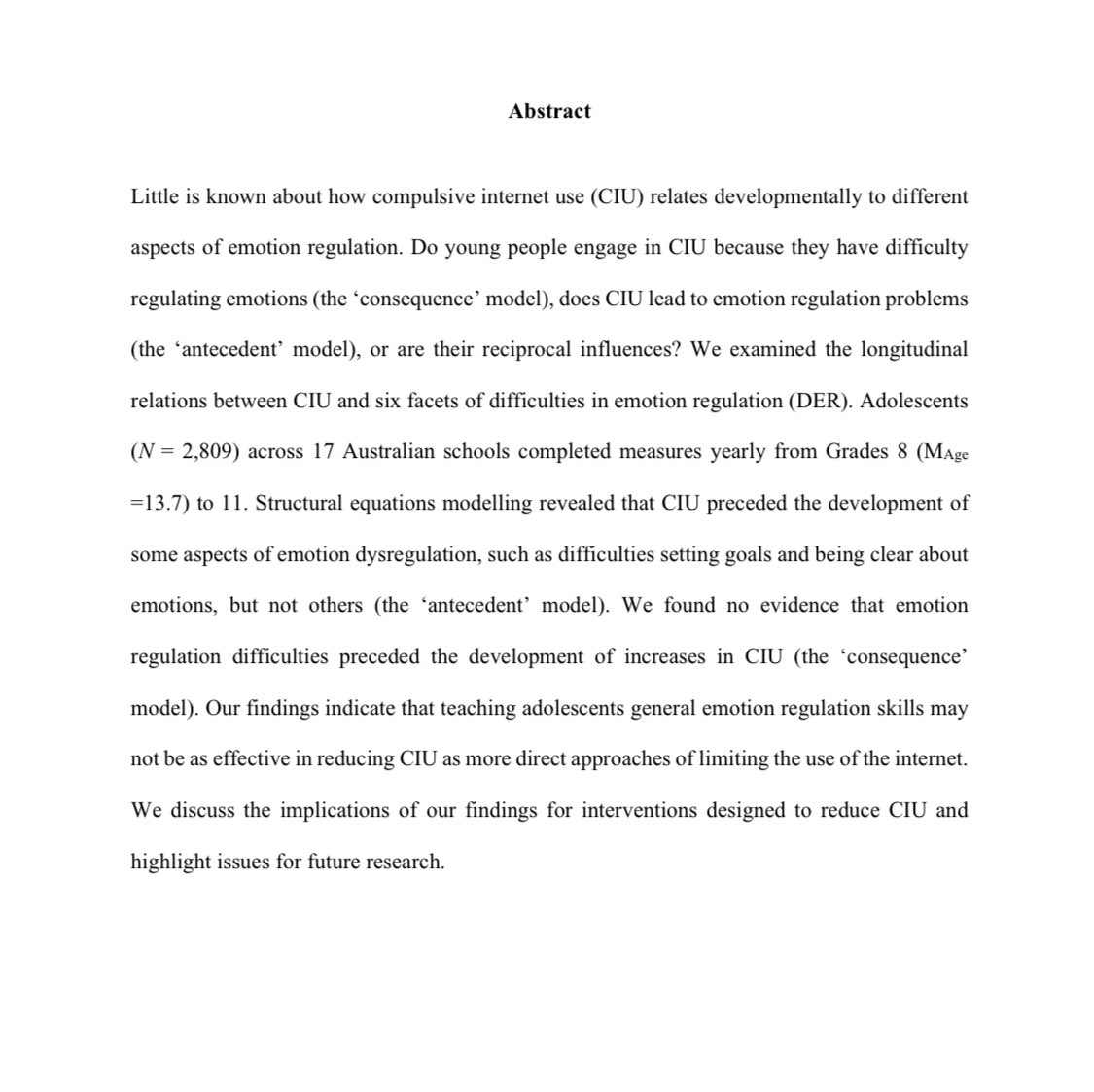 Sinirlilik ve tahammülsüzlük oyun ve internet bağımlılığı olan gençlerde sık gözlemlediğimiz sorunlar. Ancak bu durumun artan internet kullanımına bağlı mı olduğu bir muammaydı.
Bu 4 yıllık araştırma, artan internet kullanımının gençlerde duygusal kontrolü bozduğunu saptamış