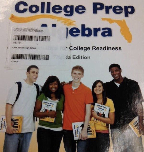 How they on the textbook if they’re posing for it…