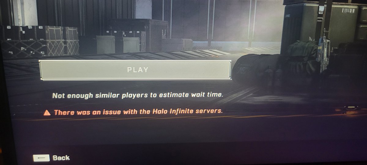 csfallenrebel's tweet photo. @HaloSupport On Pc never got an update, still issue with servers, reset the app and powered down powered up nothing I almost don't get enough time to play shooters but for halo a made a exception, guess its back to the horror games, hope  @DyingLightGame got their snit together. https://t.co/15XWhYT5l8