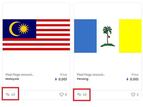 Pixel Flags around the World tweet media