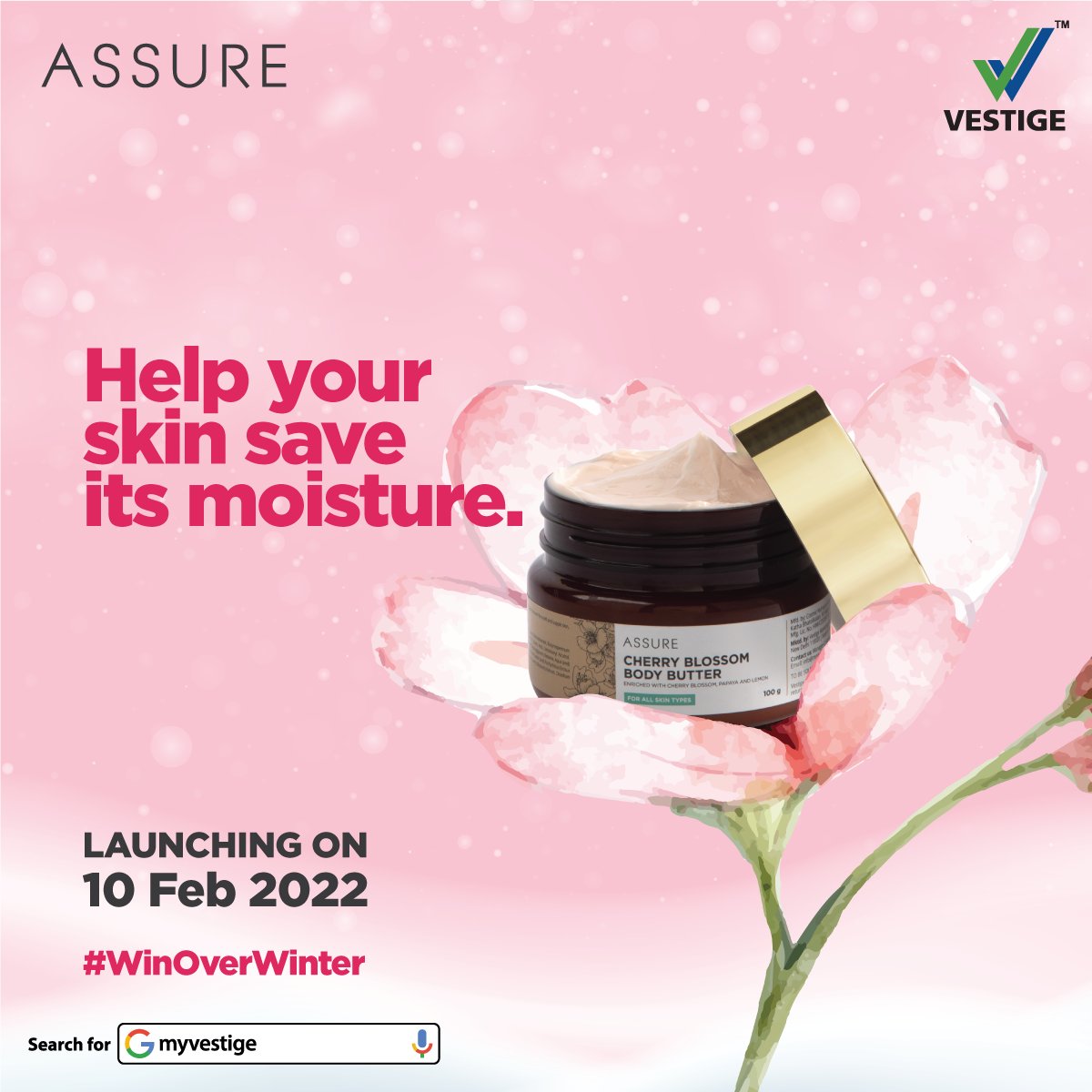 vestigemkt's tweet photo. #ComingSoon✨
Treat your skin to our addictively sweet, silky-soft body butter. Infused with the goodness of cherry blossom this rich moisturiser will leave your skin hydrated and fresh✨ 

#SaveTheDate &amp; #WinOverWinter
10.02.2022

#WishYouWellth https://t.co/F06npSXaZY
