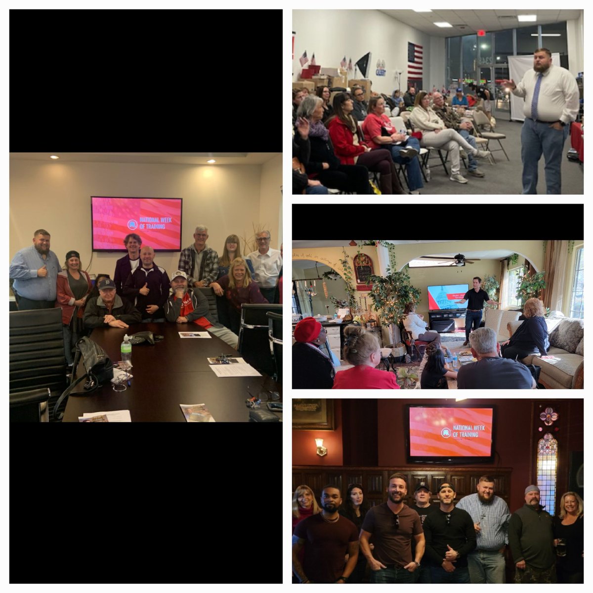 Logan_Gifford98's tweet photo. That's a wrap for #NationalWeekOfTraining! #NWOT was an amazing success 🙌! If you missed it head over to https://t.co/fYftCfWHPN to see me at the next training! #LeadRight #BetOnRed #Election2022 https://t.co/PV7gJ0lCuo