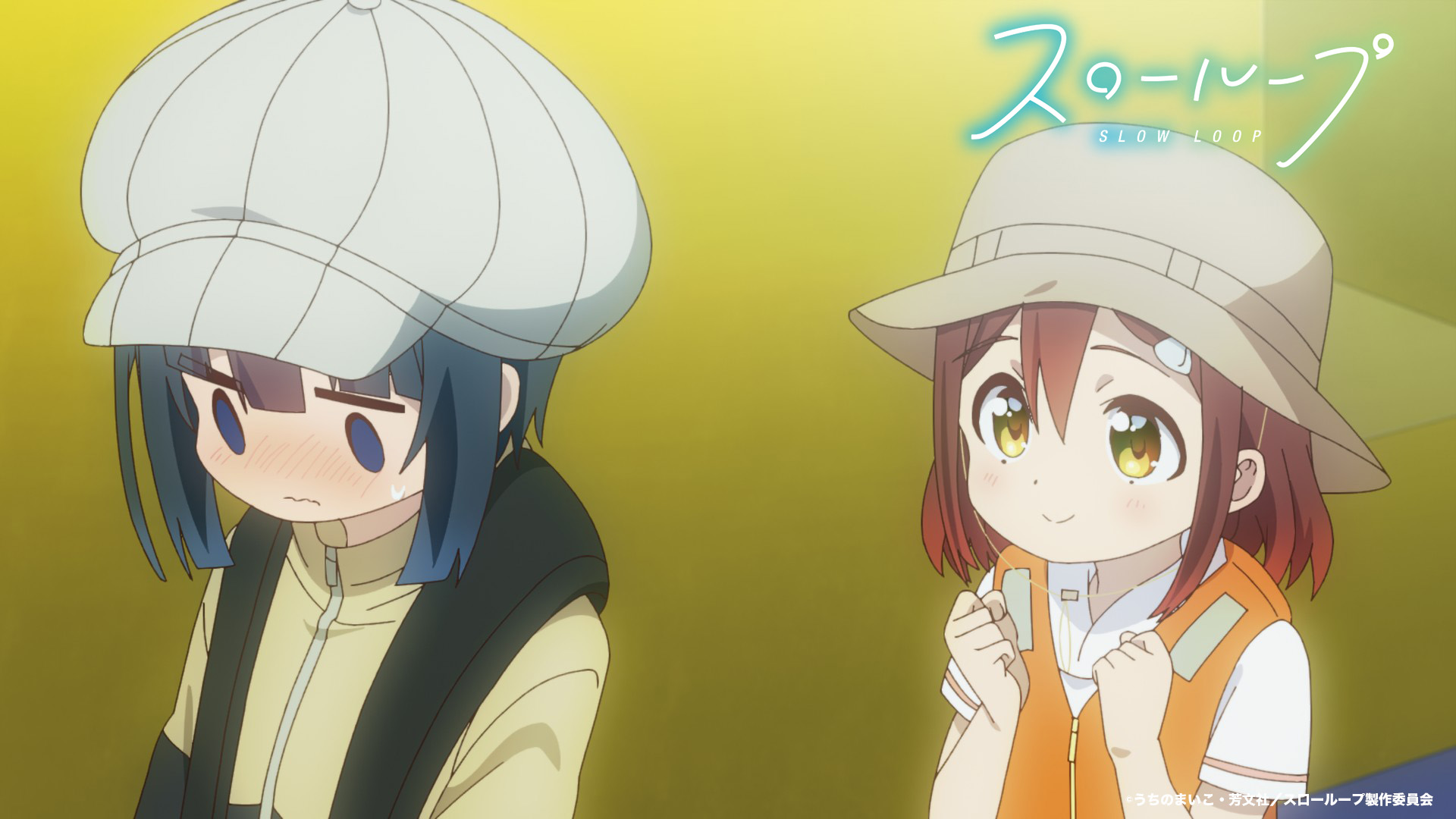 Tvアニメ スローループ 公式 放送情報 まもなく27時25分より テレビ愛知にて第5話 また一緒に が放送開始です 虫が触れないひよりに 名乗り出る二葉 二葉 あの じゃあ私が餌付け係やりますよ ひより あ ありがと ぜひご覧くださいね