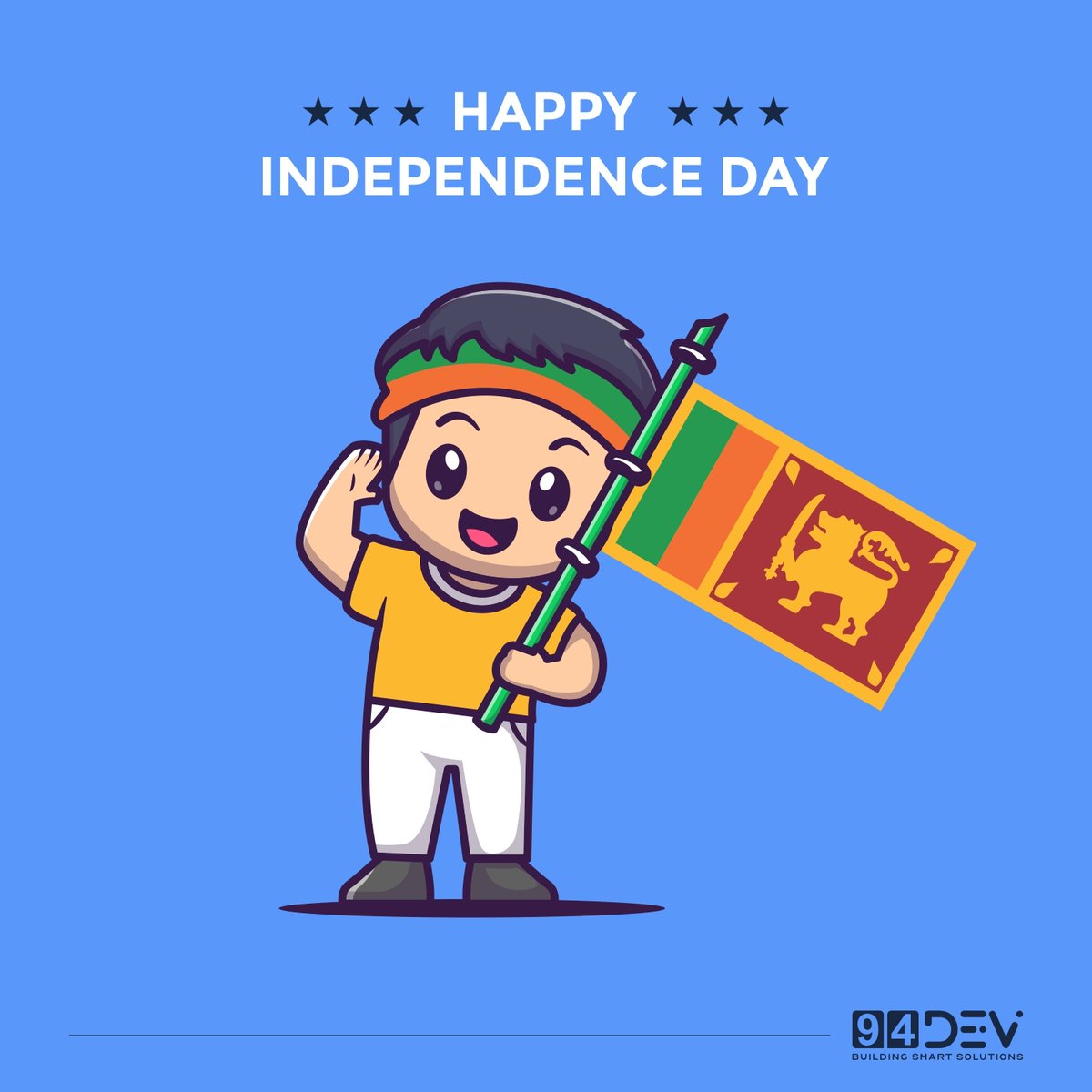 94dev1's tweet photo. May the glory of #Independence be with us forever! Letโs celebrate the spirit of Sri Lanka altogether.
HAPPY SRI LANKAN INDEPENDENCE DAY.
#independenceday #srilanka #coding #programming #94DEV https://t.co/hMtabDU4bV