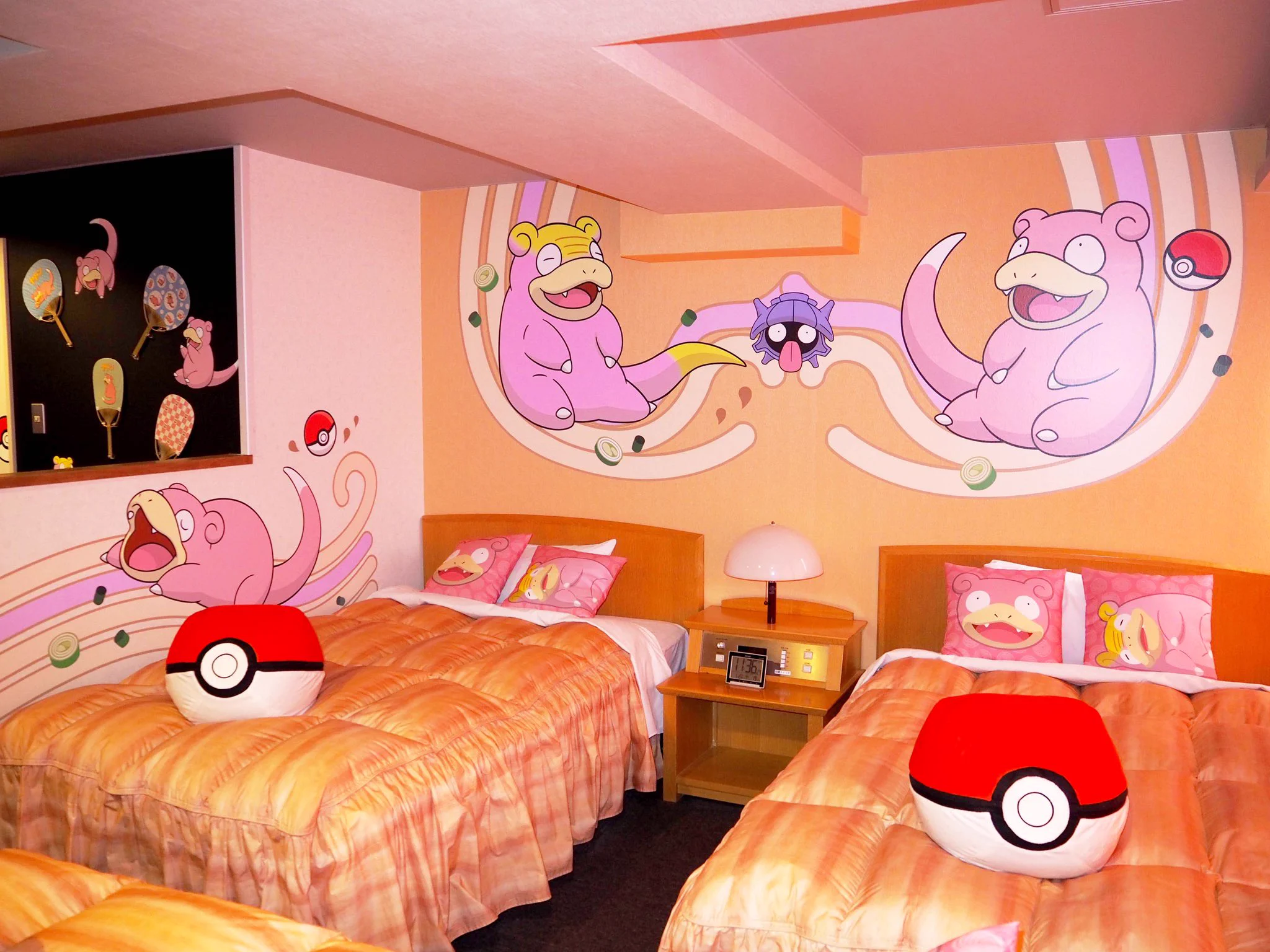 部屋全体がヤドン！？ヤドンだらけの「ヤドンのお宿」！