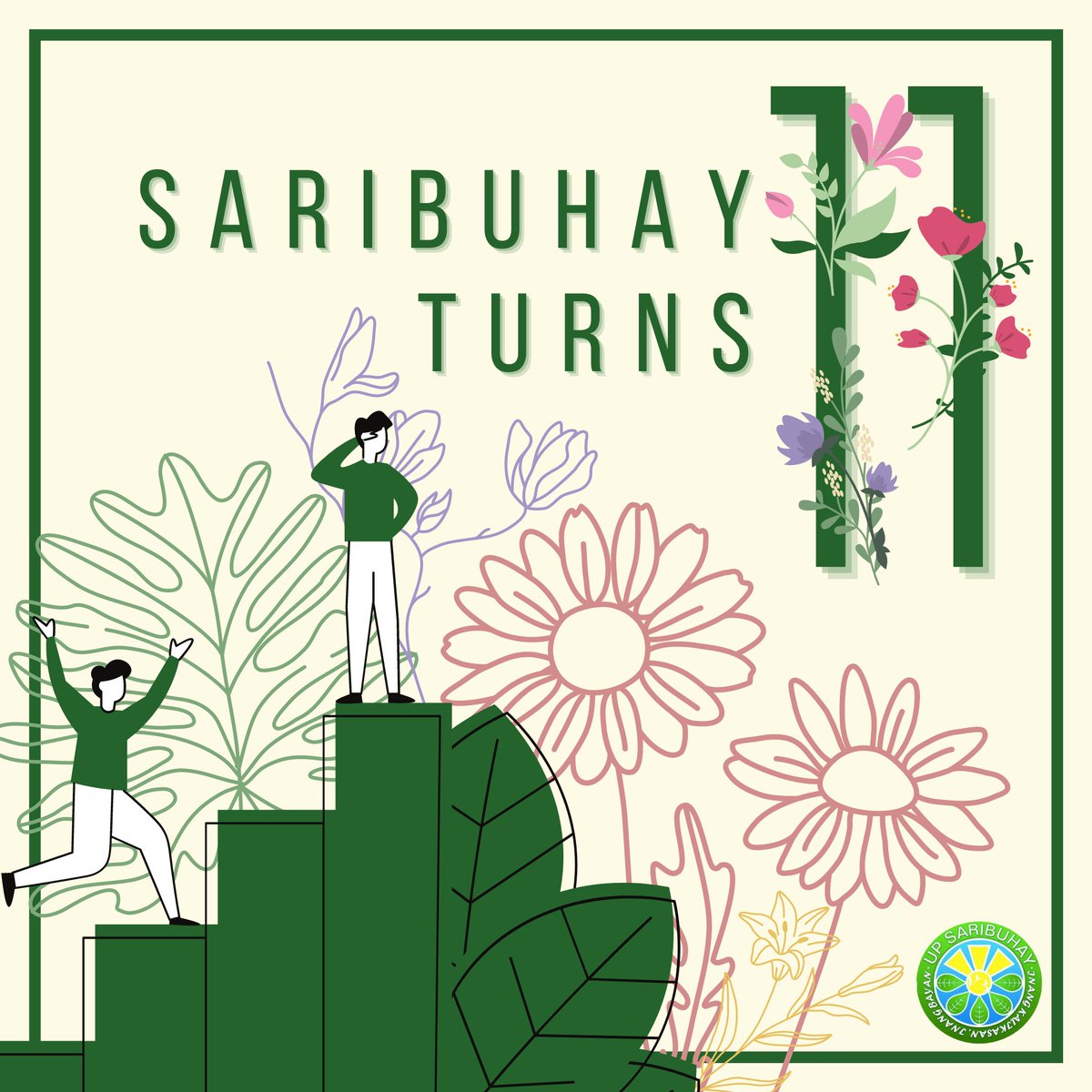 UPSaribuhay's tweet photo. Today marks the first day of the whole-month celebration for Saribuhay’s 11th Anniversary! 🌱💚

𝗦𝘁𝗮𝘆 𝘁𝘂𝗻𝗲𝗱 𝘄𝗶𝘁𝗵𝗶𝗻 𝘁𝗵𝗲 𝘄𝗲𝗲𝗸 𝗮𝘀 𝘄𝗲 𝗵𝗶𝗴𝗵𝗹𝗶𝗴𝗵𝘁 𝗲𝗻𝘃𝗶𝗿𝗼𝗻𝗺𝗲𝗻𝘁𝗮𝗹 𝗮𝗱𝘃𝗼𝗰𝗮𝗰𝗶𝗲𝘀/𝘁𝗼𝗽𝗶𝗰𝘀 𝗮𝗻𝗱 𝗼𝘁𝗵𝗲𝗿 𝗮𝗰𝘁𝗶𝘃𝗶𝘁𝗶𝗲𝘀! https://t.co/Ca8OcqmwHr