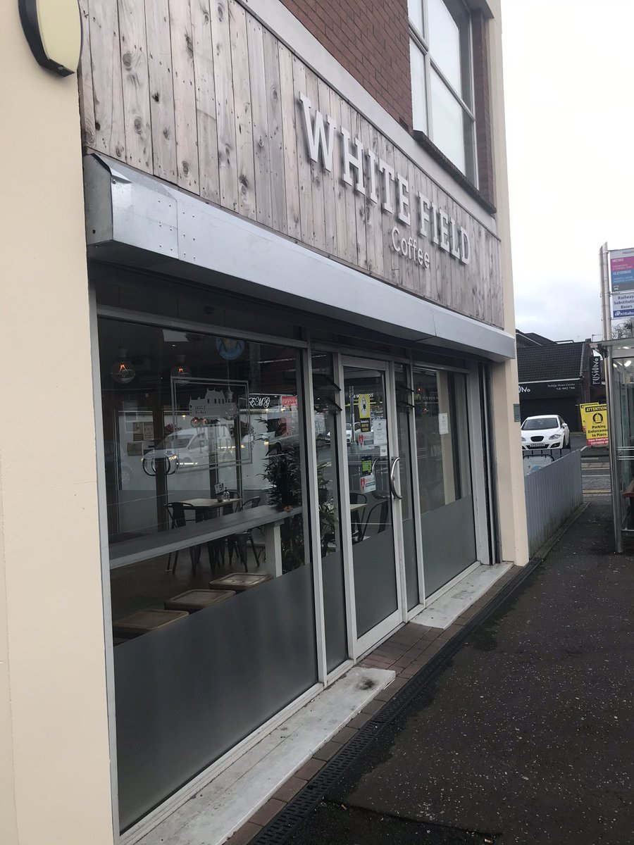 CoffeeBeanNI's tweet photo. When going for coffee, #WHYBNI would strongly recommend paying a visit to White Field Coffee at Finaghy.  Really good brew spot in Belfast https://t.co/RVc58lo209