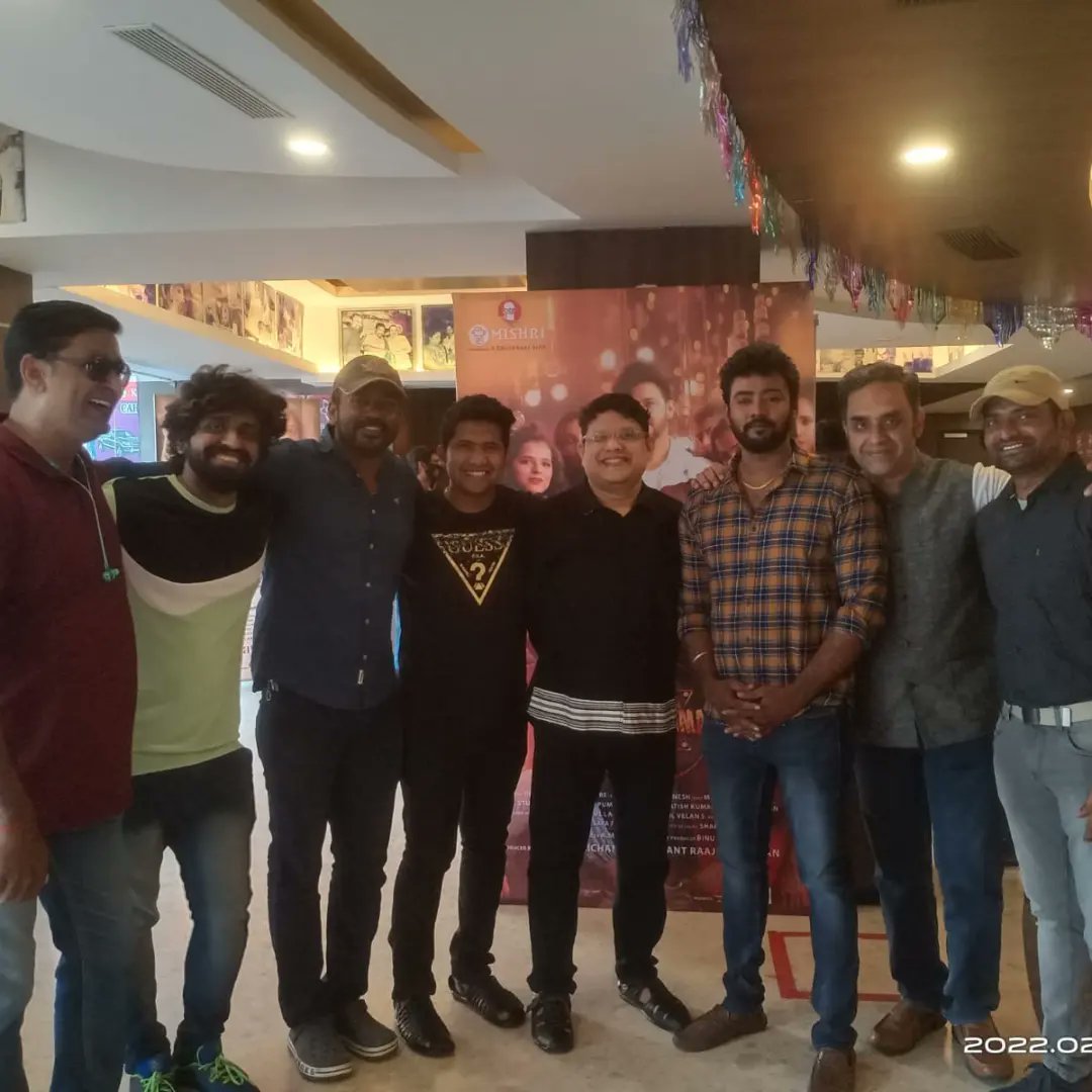 iamranaren's tweet photo. #Astakarmma audio launched. Movie releasing worldwide on 11th Feb 2022. Please watch in theatres. 
@cskishan @Vijay_Tamill @laks88 #Thilak https://t.co/cNmxBWOeyB