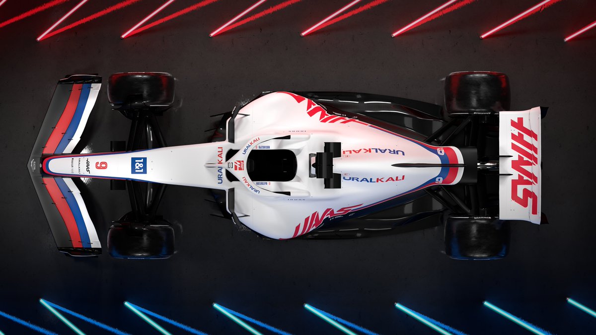 TearOffFR's tweet photo. 🚨 Voilà la VF-22 de Haas pour cette saison 2022 ! #F1 https://t.co/GowE76fKhN