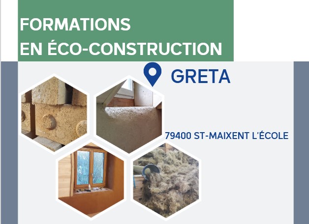 LeGretaPC's tweet photo. NOUVEAU 12 modules formation en #ecoconstruction : février/octobre 2022 à Saint Maixent l’École Deux-Sèvres. Formateurs experts, pour certains agréés #ProPaille #formationprofessionnelle #propaille #terrecrue #zinguerie #ossaturebois #bacacier
▶ https://t.co/EMAKXiRfwR https://t.co/1huOaVp8rC