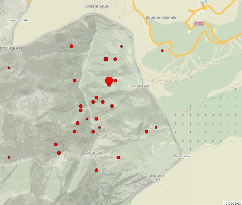 Andorra_RI's tweet photo. S’enregistren més de 30 rèpliques del terratrèmol de magnitud 3.8 de l’Alt Urgell de l’1 de febrer. La majoria han sigut de magnitud inferior a 1. https://t.co/g28NLUyQ2F 
#and_muntanya #terratremols #sismes @pcandorra @BombersAndorra @GovernAndorra https://t.co/820XA2XIW0