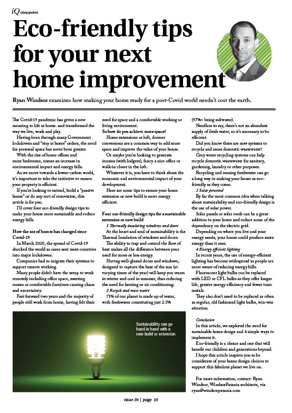 barryjohnpeters's tweet photo. Looking to improve your home? Think eco-friendly, says @ryanwindsor89 in the latest @IQBusinessMag from @IliffeMedia 
Read here:
https://t.co/jRDdqndw6e https://t.co/z43WW1EEgM