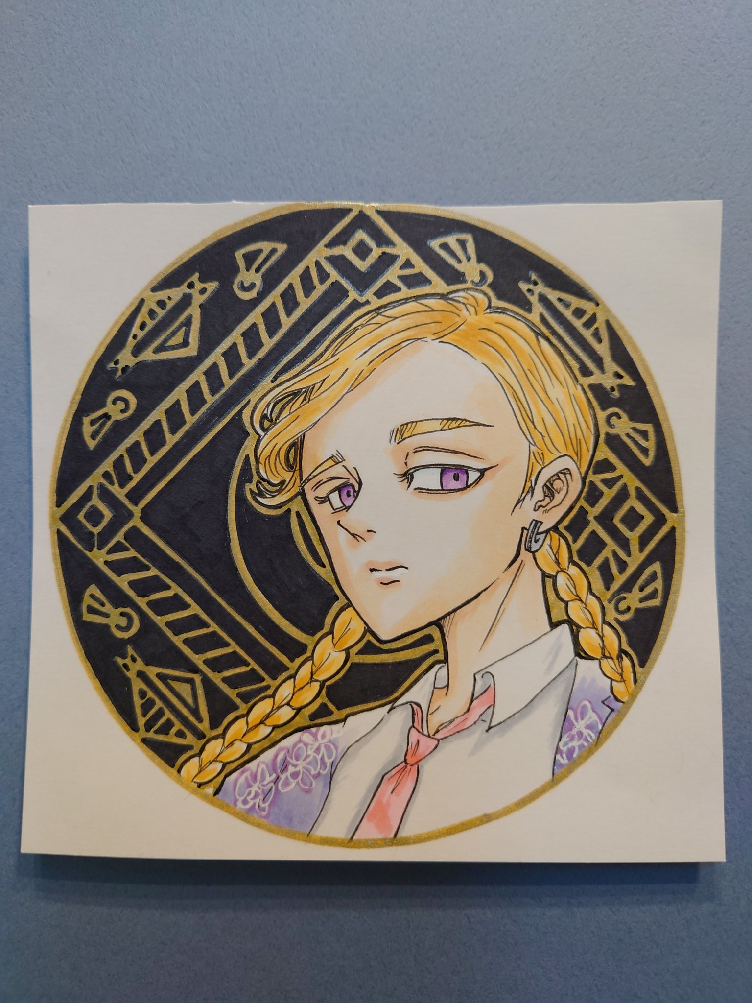 東京リベンジャーズ 手描きイラスト ファンアート 灰谷蘭