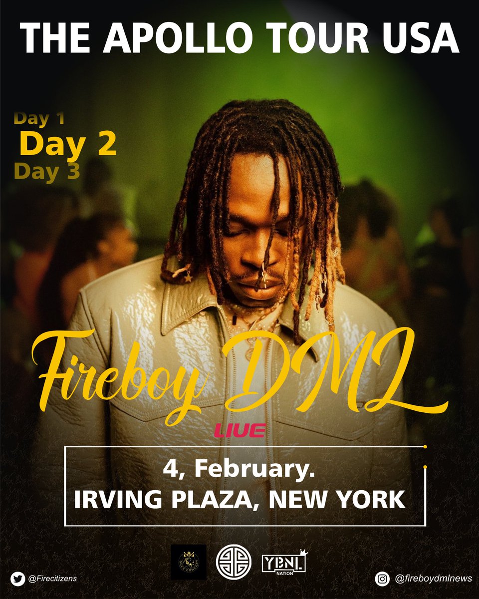 BolarhB's tweet photo. We go again tonight!!
#APOLLOTOURUSA @ Irving plaza, New York. Success Damola🚀🚀
#Firecitizen https://t.co/uhIwwLRiM0