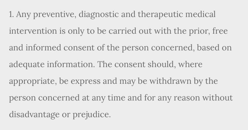 Universal Declaration of Bioethics and Human Rights, Article 6 - a reminder 👇🏼