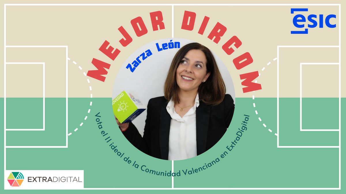 📢Nuestra Directora de Comunicación @Zarzaleon está nominada al 11 ideal de @extradigital_es extradigital.es/cual-es-tu-onc… ¡Vótala, se lo merece! 🔝