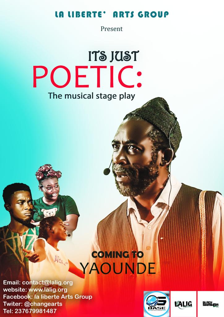 #itsjustpoetic Coming to Yaoundé!
<a href="/UNDP/">UN Development</a> <a href="/FRauCameroun/">France au Cameroun 🇫🇷🇪🇺</a> <a href="/UN_Cameroon/">UN_Cameroon</a> <a href="/actucameroun/">Actu Cameroun</a> <a href="/BlackSwaggerInc/">Black Swagger Inc</a> <a href="/4changeArts/">La Liberte Arts Group</a> <a href="/AkumbuJones/">Akumbu Bubu</a>