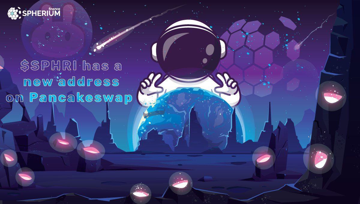 SpheriumFinance's tweet photo. 1/ $SPHRI just got a new address on @PancakeSwap 🔥

We updated the functionality to alter more flexibility in our contracts 💻 https://t.co/Y5OKoXrkJ6