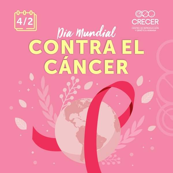 #DíaMundialContraElCáncer 
🙌𝗟𝗮 𝗱𝗲𝘁𝗲𝗰𝗰𝗶𝗼́𝗻 𝗮 𝘁𝗶𝗲𝗺𝗽𝗼 𝗯𝗿𝗶𝗻𝗱𝗮 𝗮𝗹𝘁𝗮𝘀 𝗽𝗼𝘀𝗶𝗯𝗶𝗹𝗶𝗱𝗮𝗱𝗲𝘀 𝗱𝗲 𝗰𝘂𝗿𝗮𝗰𝗶𝗼́𝗻. 
#crecer #crecerferrtilidad #reproduccion #medicina #genetica #cancer