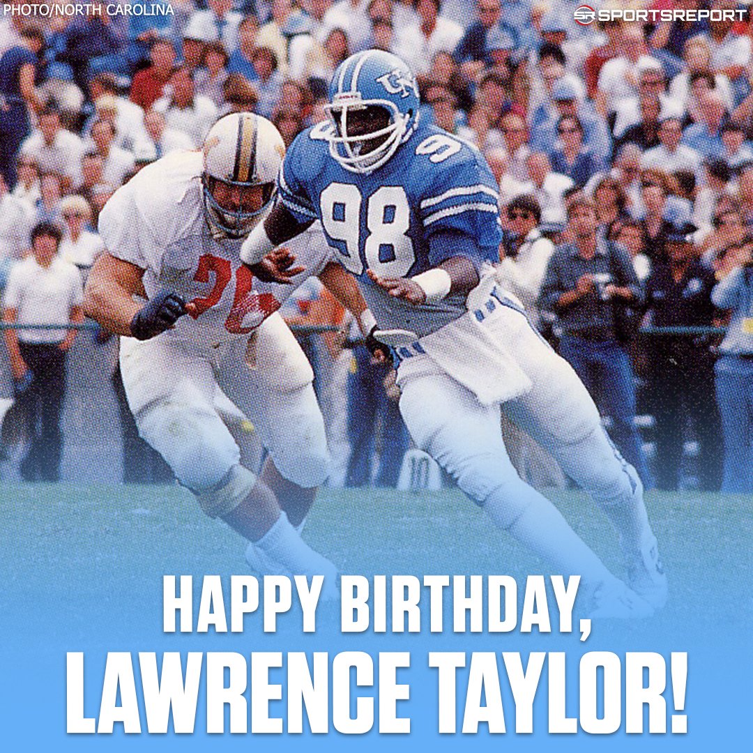 Happy Birthday to #TarHeels Legend, Lawrence Taylor! <a href="/LT_56/">Lawrence ‘LT’ Taylor</a>