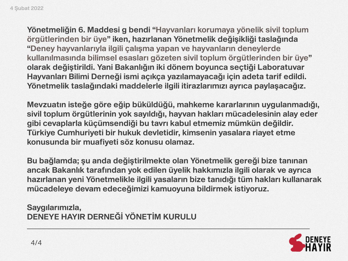 Basına ve Kamuoyuna.