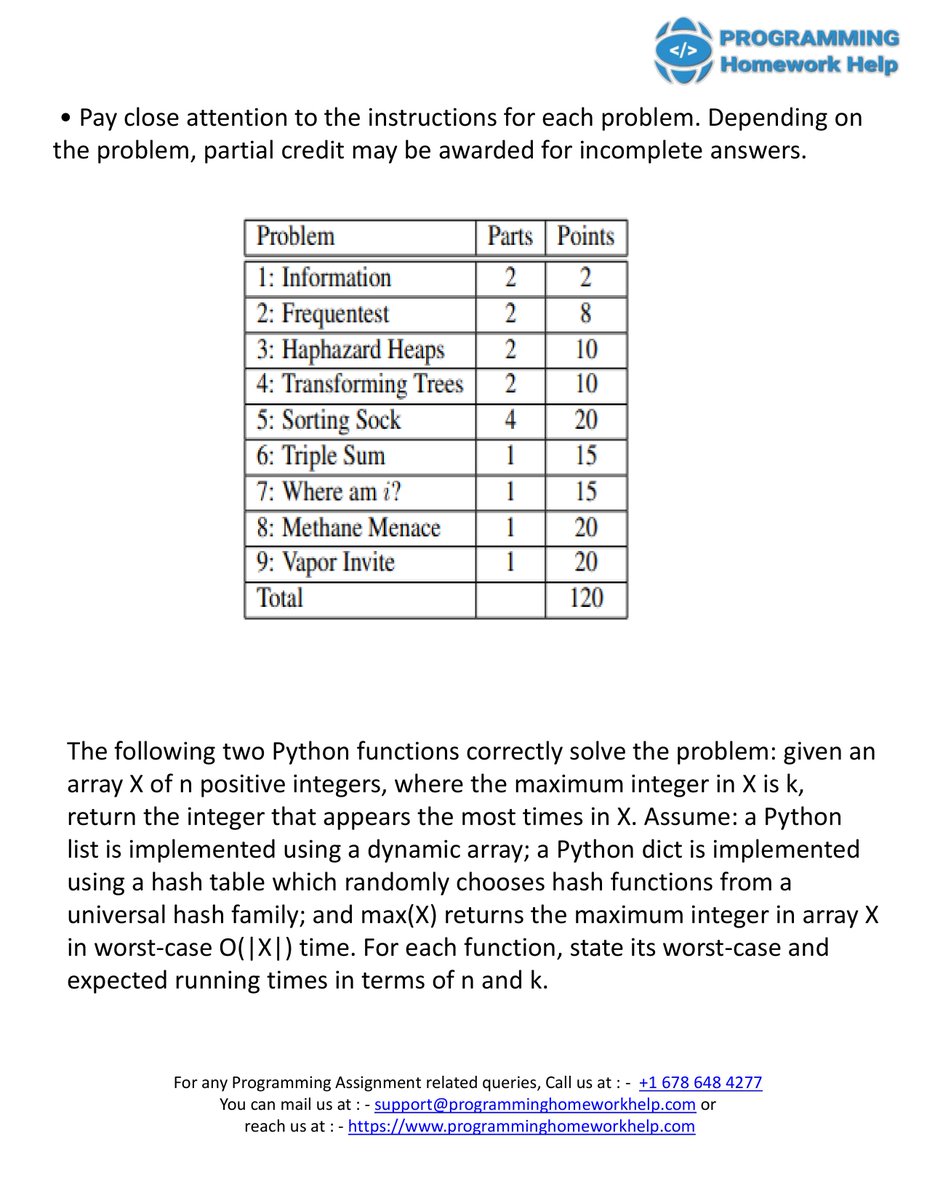 ProgrammingHom1's tweet image. I am Travis W. I am a Programming Homework Expert at programminghomeworkhelp.com. I hold a Masters in Computer Science, from Leeds University. I solve homework related to Programming. To see the full assignment Visit behance.net/gallery/136629…
#ProgrammingHomeworkHelp