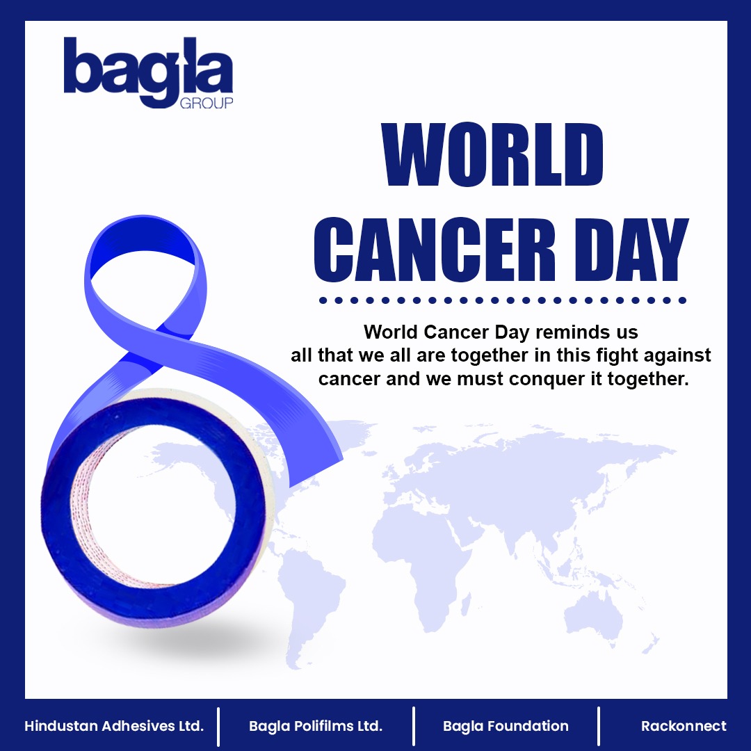 GroupBagla's tweet photo. There is a "can" in cancer because we can beat it.

#Baglagroup #HindustanAdhesivesltd #Baglapolifilm #cancerawareness #CancerAwarenessMonth #cancer #cancerday #cancerday2022   #fightagainstcancer  #tapeindustry #adhesive #homeproducts https://t.co/5nJxPAocVY